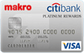 บัตรเครดิต Citibank Makro Platinum Reward (320) | สินเชื่อ Citibank Makro Platinum Reward (320)